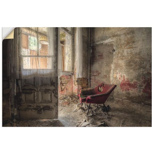 4057738618218 - Wandbild ARTLAND Lost Place - roter Sessel I Bilder Gr B H 30 cm x 20 cm Wandaufkleber - Vinyl Innenarchitektur Querformat 1 St bunt Bild Leinwandbild Kunstdrucke Bilder als Alubild Leinwandbild Wandaufkleber oder Poster in versch Größen 4057738618218 - Wandbild ARTLAND Lost Place - roter Sessel I Bilder Gr B H 30 cm x 20 cm Wandaufkleber - Vinyl Innenarchitektur Querformat 1 St bunt Bild Leinwandbild Kunstdrucke Bilder als Alubild Leinwandbild Wandaufkleber oder Poster in versch Größen