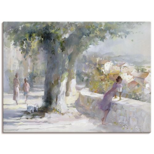 4057738439387 - Wandbild ARTLAND Flüsternder Wind Bilder Gr B H 80 cm x 60 cm Leinwandbild Gruppen & Familien Querformat 1 St beige (naturfarben) Bild Leinwandbild Kunstdrucke Bilder als Leinwandbild Wandaufkleber oder Poster in versch Größen