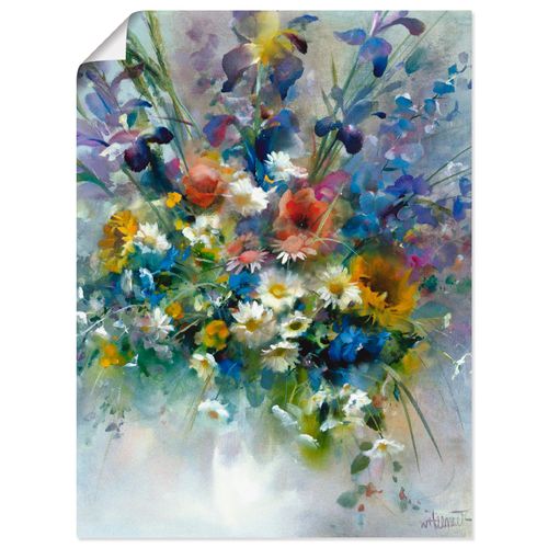 4057738460565 - Wandbild ARTLAND Blumen Impression Bilder Gr B H 30 cm x 40 cm Poster Blumen Hochformat 1 St bunt Bild Leinwandbild Kunstdrucke Bilder als Leinwandbild Wandaufkleber oder Poster in versch Größen
