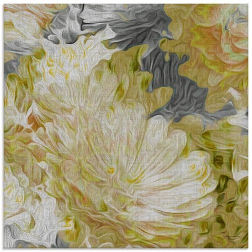 4058661405913 - Glasbild ARTLAND Chrysanthemen in der Sonne II Bilder Gr B H 40 cm x 40 cm Glasbild Blumen quadratisch 1 St braun Bild Glasbild Glasbilder Bilder in verschiedenen Größen
