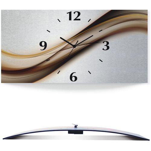 4059745810593 - Wanduhr ARTLAND Welle Wanduhren Gr B H T 50 cm x 25 cm x 03 cm Funkuhr braun Wanduhren 3D Optik gebogen mit Quarz- oder Funkuhrwerk versch Größen 4059745810593 - Wanduhr ARTLAND Welle Wanduhren Gr B H T 50 cm x 25 cm x 03 cm Funkuhr braun Wanduhren 3D Optik gebogen mit Quarz- oder Funkuhrwerk versch Größen