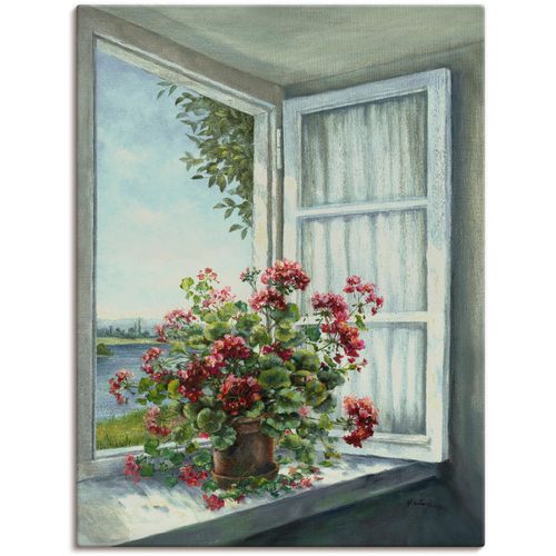 4055327291514 - Wandbild ARTLAND Geranien am Fenster Bilder Gr B H 60 cm x 80 cm Leinwandbild Blumen 1 St weiß Bild Metallbild Metallbilder Bilder als Alubild Leinwandbild Wandaufkleber oder Poster in versch Größen 4055327291514 - Wandbild ARTLAND Geranien am Fenster Bilder Gr B H 60 cm x 80 cm Leinwandbild Blumen 1 St weiß Bild Metallbild Metallbilder Bilder als Alubild Leinwandbild Wandaufkleber oder Poster in versch Größen