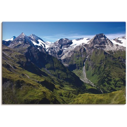 4057738600596 - Wandbild ARTLAND Berge rund um den Großglockner Bilder Gr B H 60 cm x 40 cm Leinwandbild Berge 1 St beige (naturfarben) Bild Kunstdruck Leinwandbild Kunstdrucke Bilder als Leinwandbild Wandaufkleber oder Poster in versch Größen