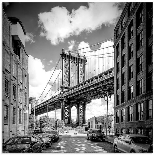 4062144122235 - Glasbild ARTLAND New York City Manhattan Bridge Bilder Gr B H 30 cm x 30 cm Glasbild Amerika quadratisch 1 St schwarz Bild Glasbild Glasbilder Bilder in verschiedenen Größen 4062144122235 - Glasbild ARTLAND New York City Manhattan Bridge Bilder Gr B H 30 cm x 30 cm Glasbild Amerika quadratisch 1 St schwarz Bild Glasbild Glasbilder Bilder in verschiedenen Größen