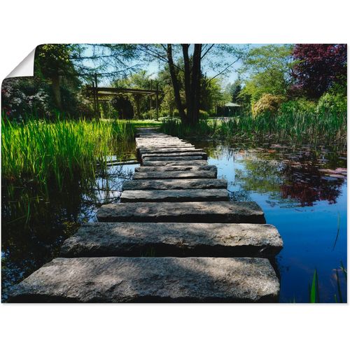 4055327969550 - Wandbild ARTLAND Weg am Teich Bilder Gr B H 80 cm x 60 cm Poster Gewässer 1 St grün Bild Kunstdruck Leinwandbild Kunstdrucke Bilder als Leinwandbild Wandaufkleber oder Poster in versch Größen 4055327969550 - Wandbild ARTLAND Weg am Teich Bilder Gr B H 80 cm x 60 cm Poster Gewässer 1 St grün Bild Kunstdruck Leinwandbild Kunstdrucke Bilder als Leinwandbild Wandaufkleber oder Poster in versch Größen