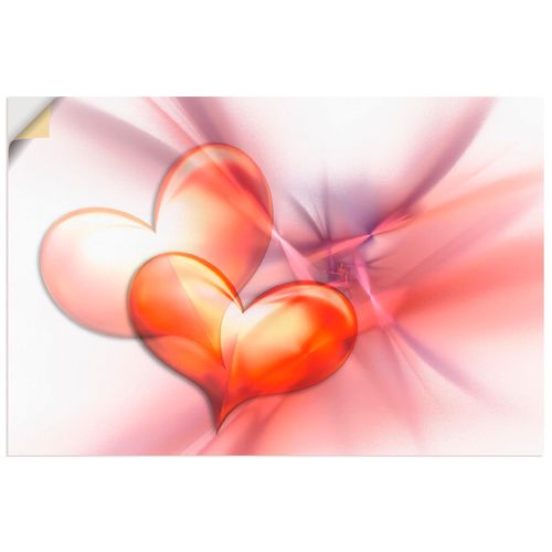 4055327055031 - Wandbild ARTLAND Das höchste Glück Bilder Gr B H 90 cm x 60 cm Wandaufkleber - Vinyl Herzen Querformat 1 St pink Bild Poster Bilder als Alubild Leinwandbild Wandaufkleber oder in versch Größen 4055327055031 - Wandbild ARTLAND Das höchste Glück Bilder Gr B H 90 cm x 60 cm Wandaufkleber - Vinyl Herzen Querformat 1 St pink Bild Poster Bilder als Alubild Leinwandbild Wandaufkleber oder in versch Größen