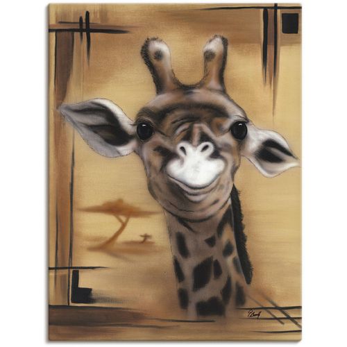 4055327153225 - Wandbild ARTLAND Giraffe Bilder Gr B H 30 cm x 40 cm Leinwandbild Giraffen Bilder Hochformat 1 St braun Kunstdrucke als Alubild Leinwandbild Wandaufkleber oder Poster in versch Größen 4055327153225 - Wandbild ARTLAND Giraffe Bilder Gr B H 30 cm x 40 cm Leinwandbild Giraffen Bilder Hochformat 1 St braun Kunstdrucke als Alubild Leinwandbild Wandaufkleber oder Poster in versch Größen
