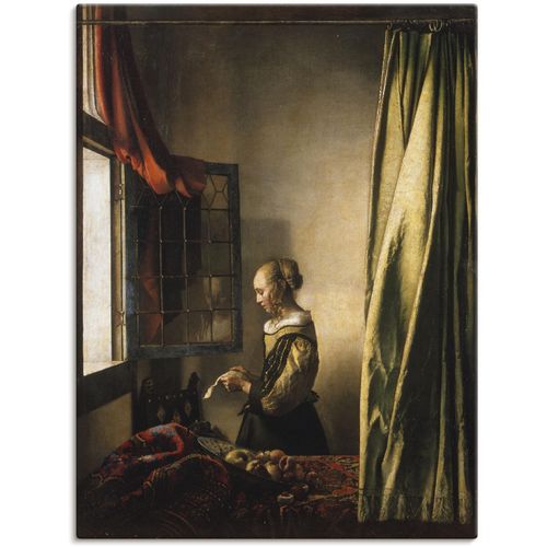 4055327655156 - Wandbild ARTLAND Briefleserin am offenen Fenster Um 1658 Bilder Gr B H 90 cm x 120 cm Leinwandbild Frau 1 St braun Bild Poster Bilder als Leinwandbild Wandaufkleber oder in versch Größen 4055327655156 - Wandbild ARTLAND Briefleserin am offenen Fenster Um 1658 Bilder Gr B H 90 cm x 120 cm Leinwandbild Frau 1 St braun Bild Poster Bilder als Leinwandbild Wandaufkleber oder in versch Größen