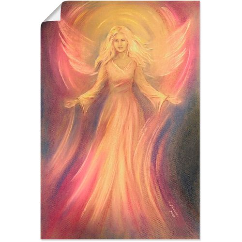4059745865081 - Wandbild ARTLAND Engel Licht Liebe - Spirituelle Malerei Bilder Gr B H 20 cm x 30 cm Poster Religion Hochformat 1 St pink Bild Poster Bilder als Alubild Leinwandbild Wandaufkleber oder in versch Größen