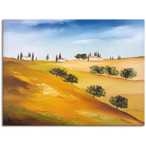 4055327431620 - Wandbild ARTLAND Sonniger Tag IV Bilder Gr B H 40 cm x 30 cm Leinwandbild Felder 1 St orange Bild Kunstdruck Kunstdrucke Bilder als Leinwandbild Wandaufkleber oder Poster in versch Größen