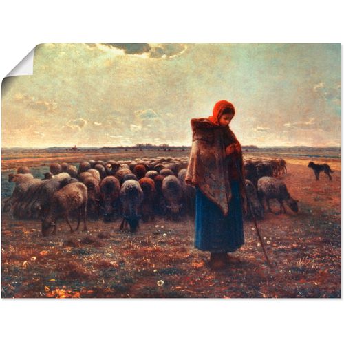 4059745082136 - Wandbild ARTLAND Schäferin mit ihrer Herde 1863 Bilder Gr B H 40 cm x 30 cm Poster Berufe Querformat 1 St rot Bild Leinwandbild Kunstdrucke Bilder als Alubild Leinwandbild Wandaufkleber oder Poster in versch Größen 4059745082136 - Wandbild ARTLAND Schäferin mit ihrer Herde 1863 Bilder Gr B H 40 cm x 30 cm Poster Berufe Querformat 1 St rot Bild Leinwandbild Kunstdrucke Bilder als Alubild Leinwandbild Wandaufkleber oder Poster in versch Größen