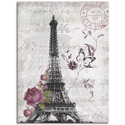 4062144600719 - Wandbild ARTLAND Eiffelturm Grafik Bilder Gr B H 60 cm x 80 cm Leinwandbild Bilder von Europa Hochformat 1 St grau Kunstdrucke als Alubild Leinwandbild Wandaufkleber oder Poster in versch Größen 4062144600719 - Wandbild ARTLAND Eiffelturm Grafik Bilder Gr B H 60 cm x 80 cm Leinwandbild Bilder von Europa Hochformat 1 St grau Kunstdrucke als Alubild Leinwandbild Wandaufkleber oder Poster in versch Größen