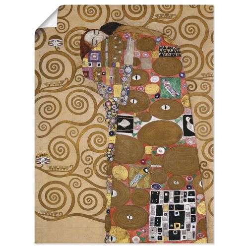 4055327954136 - Wandbild ARTLAND Die Erfüllung Bilder Gr B H 45 cm x 60 cm Poster Paar Hochformat 1 St braun Bild Poster Bilder als Leinwandbild Wandaufkleber oder in versch Größen