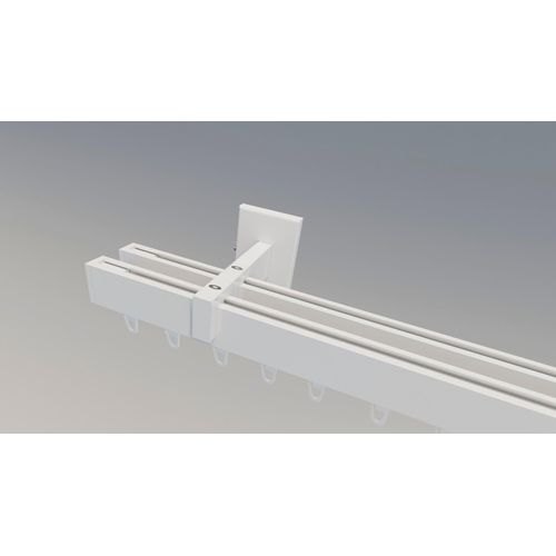 4068585004161 - Gardinenstange INDEKO Consul Gardinenstangen Gr L 360 cm Ø 20 mm 2 läufig braun (braun antik) Gardinenstangen nach Maß Innenlauf Komplett-Set inkl Gleitern und Montagematerial