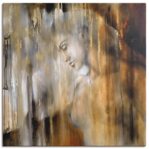 4062144182062 - Wandbild ARTLAND Vera Bilder Gr B H 70 cm x 70 cm Leinwandbild Frau quadratisch 1 St beige (natur) Bild Leinwandbild Kunstdrucke Bilder als Alubild Leinwandbild Wandaufkleber oder Poster in versch Größen