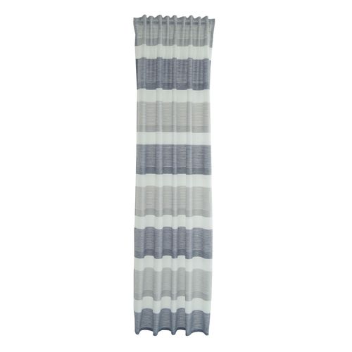 4043343671205 - Vorhang Kamar Gardinen Gr 245 cm verdeckte Schlaufen 140 cm grau Verdeckte Schlaufen Fertigschal Kamar