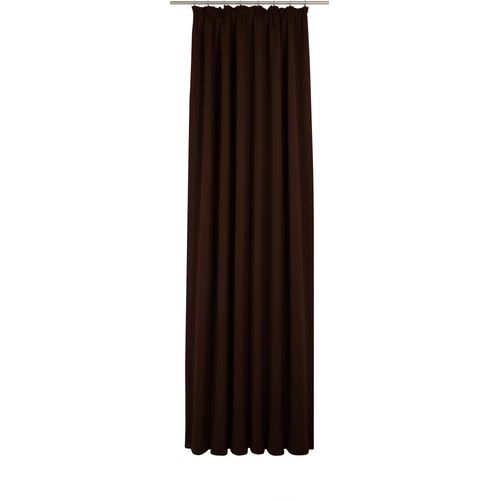 4004567500092 - Vorhang WIRTH Newbury braun Gardinen 245cm Kräuselband 130cm Baumwolle Polyester nach Maß B130cm H245cm