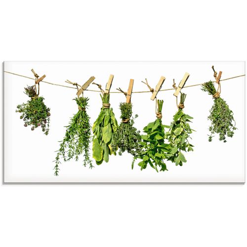4058661618207 - Glasbild ARTLAND Kräuter Bilder Gr B H 60 cm x 30 cm Pflanzen 1 St grün Glasbilder Bilder in verschiedenen Größen 4058661618207 - Glasbild ARTLAND Kräuter Bilder Gr B H 60 cm x 30 cm Pflanzen 1 St grün Glasbilder Bilder in verschiedenen Größen