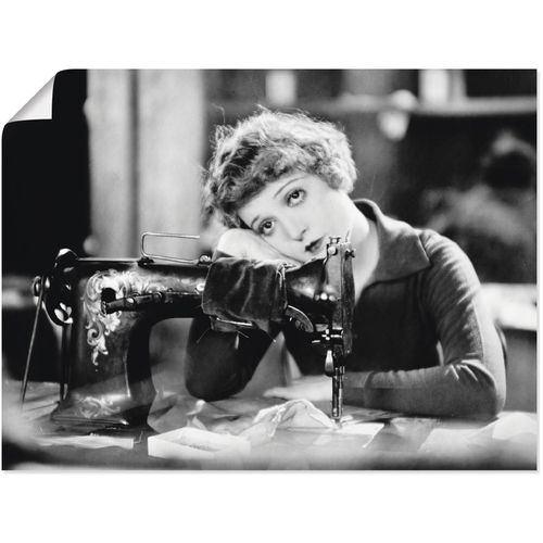 4059745229678 - Wandbild ARTLAND Nähen Bilder Gr B H 60 cm x 45 cm Poster Film Querformat 1 St schwarz Bild Poster Bilder als Alubild Leinwandbild Wandaufkleber oder in versch Größen