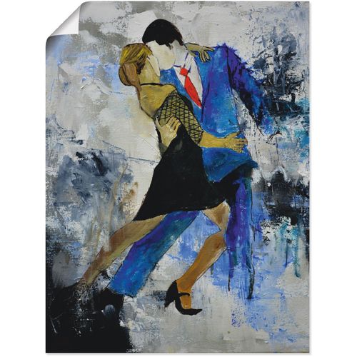 4057738898047 - Wandbild ARTLAND Tango Bilder Gr B H 30 cm x 40 cm Poster Sport Hochformat 1 St blau Bild Leinwandbild Kunstdrucke Bilder als Alubild Leinwandbild Wandaufkleber oder Poster in versch Größen