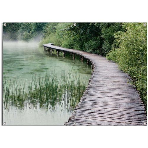 8714597620542 - Poster REINDERS Steg am Ufer grün (farbe bild(er) grün) B140cm H100cm T01cm Leinwand Bilder leichtes und wasserfestes Gartenposter für den Außeneinsatz 8714597620542 - Poster REINDERS Steg am Ufer grün (farbe bild(er) grün) B140cm H100cm T01cm Leinwand Bilder leichtes und wasserfestes Gartenposter für den Außeneinsatz