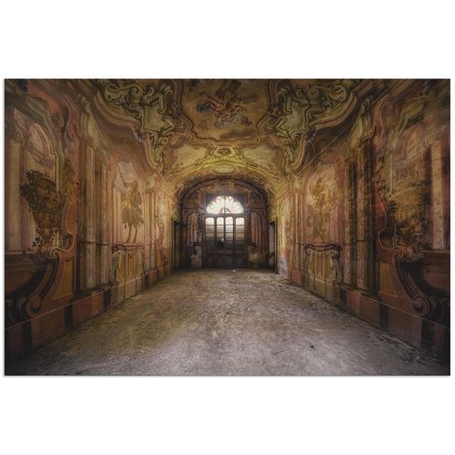 4059745489317 - Wandbild ARTLAND Lost Place - Villa verlassene Orte Bilder Gr B H 60 cm x 40 cm Alu-Dibond-Druck Gebäude Querformat 1 St bunt Bild Poster Bilder als Alubild Leinwandbild Wandaufkleber oder in versch Größen
