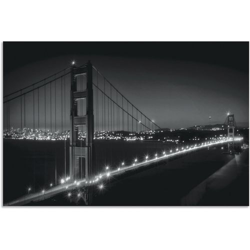 4062144651698 - Wandbild ARTLAND Golden Gate Bridge am Abend Bilder Gr B H 120 cm x 80 cm Alu-Dibond-Druck San Francisco Querformat 1 St schwarz Kunstdrucke als Alubild Leinwandbild Wandaufkleber oder Poster in versch Größen 4062144651698 - Wandbild ARTLAND Golden Gate Bridge am Abend Bilder Gr B H 120 cm x 80 cm Alu-Dibond-Druck San Francisco Querformat 1 St schwarz Kunstdrucke als Alubild Leinwandbild Wandaufkleber oder Poster in versch Größen