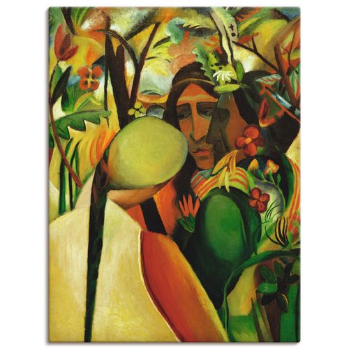 4055327891516 - Wandbild ARTLAND Bilder Gr B H 45 cm x 60 cm Leinwandbild Mann Hochformat 1 St bunt Bild Leinwandbild Kunstdrucke Bilder als Leinwandbild Wandaufkleber oder Poster in versch Größen