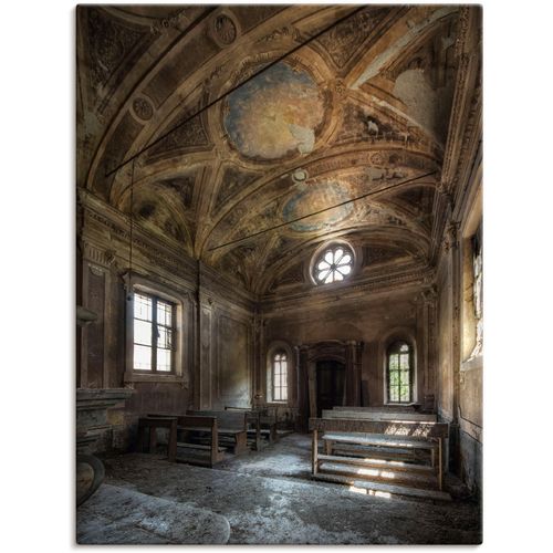 4062144649961 - Wandbild ARTLAND Lost Place Alte Kirche Architektur Bilder Gr B H 30 cm x 40 cm Leinwandbild Gebäude Hochformat 1 St braun Kunstdrucke als Alubild Leinwandbild Wandaufkleber oder Poster in versch Größen 4062144649961 - Wandbild ARTLAND Lost Place Alte Kirche Architektur Bilder Gr B H 30 cm x 40 cm Leinwandbild Gebäude Hochformat 1 St braun Kunstdrucke als Alubild Leinwandbild Wandaufkleber oder Poster in versch Größen