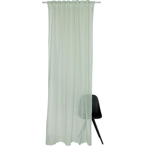 4005414251655 - Vorhang SCHÖNER WOHNEN-KOLLEKTION Soho Gardinen Gr 250 cm verdeckte Schlaufen 130 cm grün (lindgrün) Verdeckte Schlaufen Gardine HxB 250x130