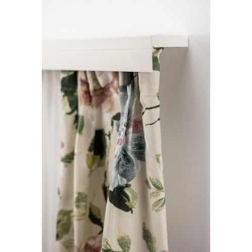 9002777286435 - Gardinenschiene GARESA Kunststoffschiene mit Blende Gardinenstangen Gr L 270 cm 3 läufig weiß Gardinenschienen Deckenmontage verlängerbar einfache Montage schlicht