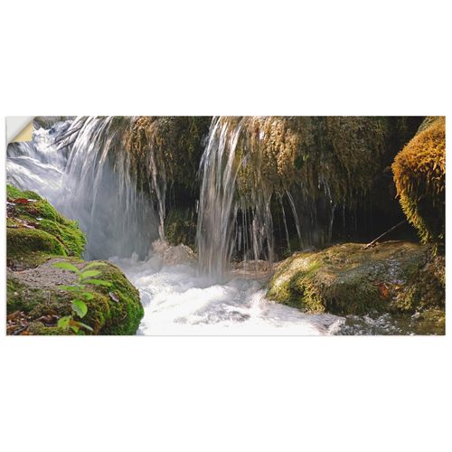 4057738710653 - Wandbild ARTLAND Wasserfall Bilder Gr B H 150 cm x 75 cm Wandaufkleber - Vinyl Gewässer Querformat 1 St weiß Bild Poster Bilder als Leinwandbild Wandaufkleber oder in versch Größen 4057738710653 - Wandbild ARTLAND Wasserfall Bilder Gr B H 150 cm x 75 cm Wandaufkleber - Vinyl Gewässer Querformat 1 St weiß Bild Poster Bilder als Leinwandbild Wandaufkleber oder in versch Größen