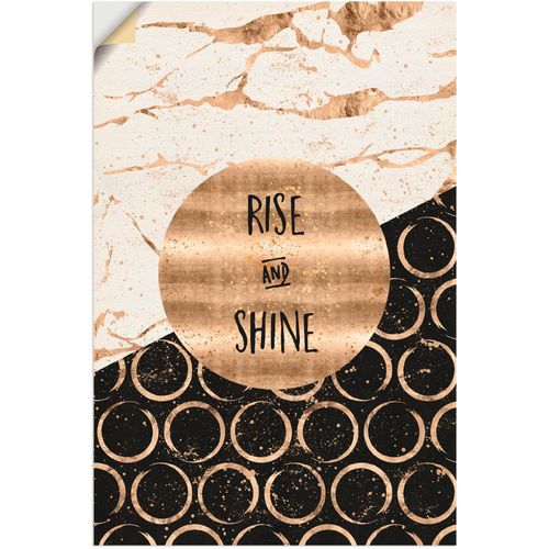 4059745815598 - Wandbild ARTLAND Aufsteigen und scheinen Bilder Gr B H 60 cm x 90 cm Wandaufkleber - Vinyl Sprüche & Texte 1 St goldfarben Bild Kunstdruck Poster Bilder als Alubild Leinwandbild Wandaufkleber oder in versch Größen 4059745815598 - Wandbild ARTLAND Aufsteigen und scheinen Bilder Gr B H 60 cm x 90 cm Wandaufkleber - Vinyl Sprüche & Texte 1 St goldfarben Bild Kunstdruck Poster Bilder als Alubild Leinwandbild Wandaufkleber oder in versch Größen