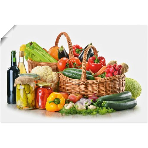 4062144703021 - Wandbild ARTLAND Gemüse Stillleben II Bilder Gr B H 40 cm x 30 cm Poster Lebensmittel Querformat 1 St bunt Kunstdrucke als Alubild Leinwandbild Wandaufkleber oder Poster in versch Größen