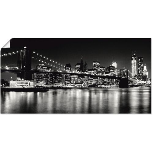 4055327525459 - Wandbild ARTLAND Nächtliche Skyline Manhattan I Bilder Gr B H 100 cm x 50 cm Poster Amerika 1 St schwarz Bild Kunstdruck Kunstdrucke Bilder als Alubild Leinwandbild Wandaufkleber oder Poster in versch Größen 4055327525459 - Wandbild ARTLAND Nächtliche Skyline Manhattan I Bilder Gr B H 100 cm x 50 cm Poster Amerika 1 St schwarz Bild Kunstdruck Kunstdrucke Bilder als Alubild Leinwandbild Wandaufkleber oder Poster in versch Größen
