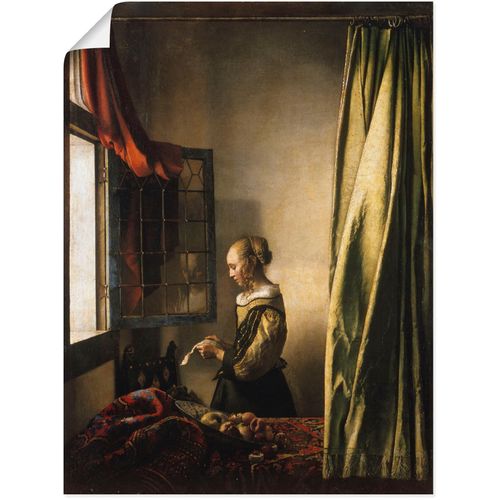 4055327660051 - Wandbild ARTLAND Briefleserin am offenen Fenster Um 1658 Bilder Gr B H 30 cm x 40 cm Poster Frau 1 St braun Bild Poster Bilder als Leinwandbild Wandaufkleber oder in versch Größen 4055327660051 - Wandbild ARTLAND Briefleserin am offenen Fenster Um 1658 Bilder Gr B H 30 cm x 40 cm Poster Frau 1 St braun Bild Poster Bilder als Leinwandbild Wandaufkleber oder in versch Größen