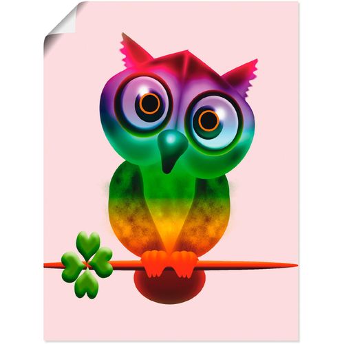 4057738479147 - Wandbild ARTLAND Bunte Eule Bilder Gr B H 45 cm x 60 cm Poster Vögel Hochformat 1 St bunt Bild Poster Bilder als Alubild Leinwandbild Wandaufkleber oder in versch Größen 4057738479147 - Wandbild ARTLAND Bunte Eule Bilder Gr B H 45 cm x 60 cm Poster Vögel Hochformat 1 St bunt Bild Poster Bilder als Alubild Leinwandbild Wandaufkleber oder in versch Größen