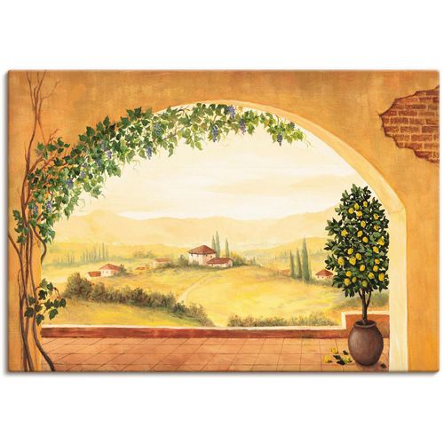 4055327162586 - Wandbild ARTLAND Weinranken vor der Toskanalandschaft Bilder Gr B H 70 cm x 50 cm Leinwandbild Fensterblick 1 St beige (naturfarben) Bild Poster Bilder als Alubild Leinwandbild Wandaufkleber oder in versch Größen 4055327162586 - Wandbild ARTLAND Weinranken vor der Toskanalandschaft Bilder Gr B H 70 cm x 50 cm Leinwandbild Fensterblick 1 St beige (naturfarben) Bild Poster Bilder als Alubild Leinwandbild Wandaufkleber oder in versch Größen