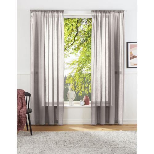 4004567282561 - Vorhang Lanea Gr 1 grau B135cm H145cm Baumwolle Polyester LEGER HOME BY LENA GERCKE Gardinen Leinenoptik 1 Schal verschiedene Größen 4004567282561 - Vorhang Lanea Gr 1 grau B135cm H145cm Baumwolle Polyester LEGER HOME BY LENA GERCKE Gardinen Leinenoptik 1 Schal verschiedene Größen
