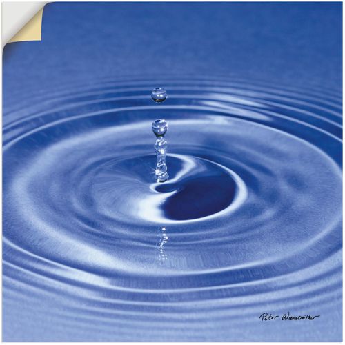 4057738217251 - Wandbild ARTLAND Wassertropfen Bilder Gr B H 70 cm x 70 cm Wandaufkleber - Vinyl Zen 1 St blau Bild Poster Bilder als Alubild Leinwandbild Wandaufkleber oder in versch Größen 4057738217251 - Wandbild ARTLAND Wassertropfen Bilder Gr B H 70 cm x 70 cm Wandaufkleber - Vinyl Zen 1 St blau Bild Poster Bilder als Alubild Leinwandbild Wandaufkleber oder in versch Größen