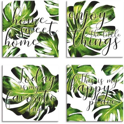 4062144353233 - Leinwandbild ARTLAND Trautes Heim Glück allein Bilder Gr B H 30 cm x 30 cm Leinwandbild Sprüche & Texte quadratisch 4 St grün Bild Leinwandbild Leinwandbilder Bilder 4er Set verschiedene Größen 4062144353233 - Leinwandbild ARTLAND Trautes Heim Glück allein Bilder Gr B H 30 cm x 30 cm Leinwandbild Sprüche & Texte quadratisch 4 St grün Bild Leinwandbild Leinwandbilder Bilder 4er Set verschiedene Größen