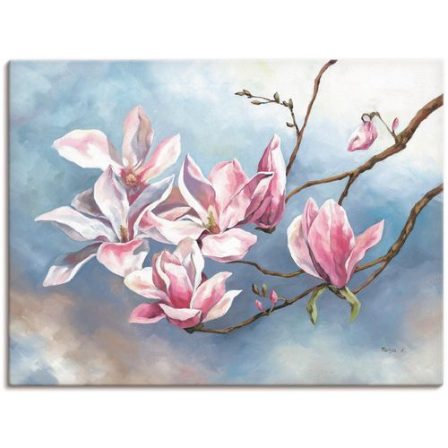 4055327152235 - Wandbild ARTLAND Magnolienzweig Bilder Gr B H 60 cm x 45 cm Leinwandbild Blumen 1 St pink Bild Poster Bilder als Alubild Leinwandbild Wandaufkleber oder in versch Größen 4055327152235 - Wandbild ARTLAND Magnolienzweig Bilder Gr B H 60 cm x 45 cm Leinwandbild Blumen 1 St pink Bild Poster Bilder als Alubild Leinwandbild Wandaufkleber oder in versch Größen