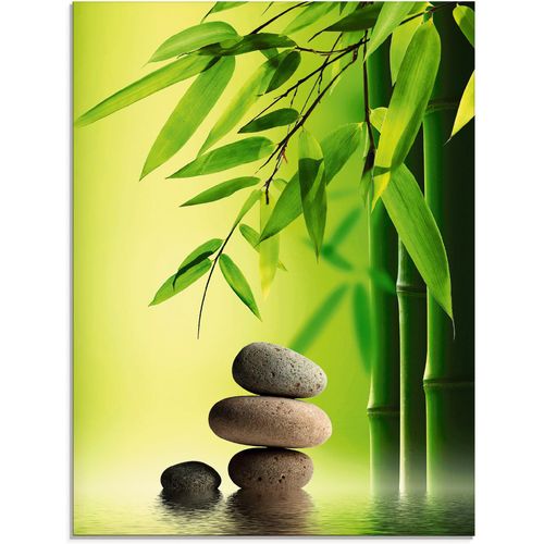 4058661633613 - Glasbild ARTLAND Spa Stillleben Bilder Gr B H 60 cm x 80 cm Glasbild Zen 1 St grün Glasbilder in verschiedenen Größen 4058661633613 - Glasbild ARTLAND Spa Stillleben Bilder Gr B H 60 cm x 80 cm Glasbild Zen 1 St grün Glasbilder in verschiedenen Größen
