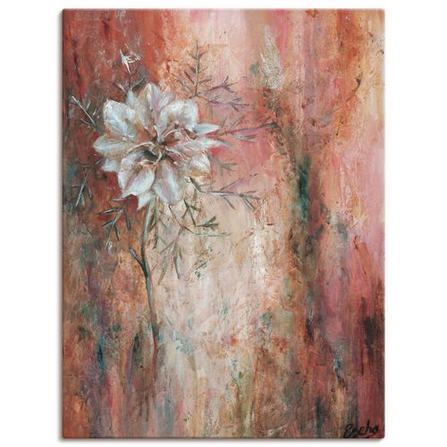 4055327455343 - Wandbild ARTLAND Schwarzkümmel I Bilder Gr B H 45 cm x 60 cm Leinwandbild Blumen Hochformat 1 St braun Bild Leinwandbild Kunstdrucke Bilder als Leinwandbild Wandaufkleber oder Poster in versch Größen