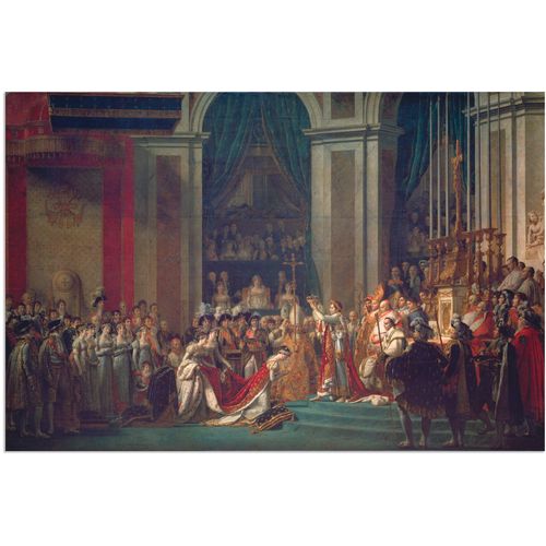 4058661223494 - Wandbild ARTLAND Krönung Napoleons I und Josephines Bilder Gr B H 60 cm x 40 cm Alu-Dibond-Druck historische Ereignisse 1 St bunt Bild Poster Bilder als Alubild Leinwandbild Wandaufkleber oder in versch Größen