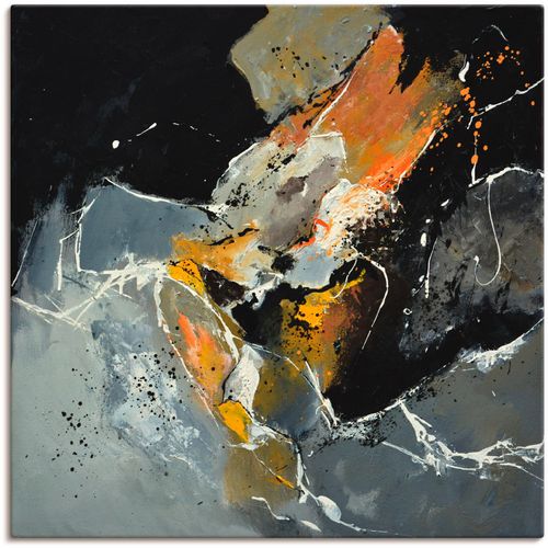 4058661270955 - Wandbild ARTLAND Abstrakt XV Bilder Gr B H 100 cm x 100 cm Leinwandbild Gegenstandslos quadratisch 1 St schwarz Bild Poster Bilder als Alubild Leinwandbild Wandaufkleber oder in versch Größen