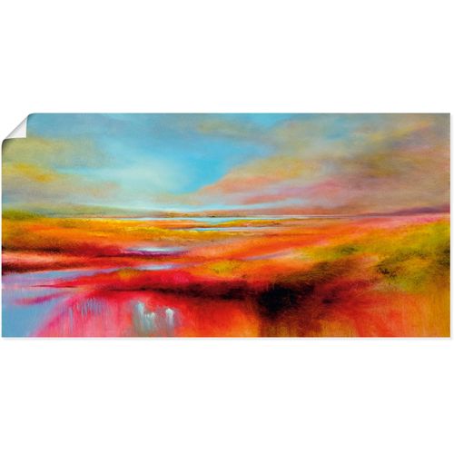 4062144767627 - Wandbild ARTLAND Ein perfekter Tag Bilder Gr B H 40 cm x 20 cm Poster Bilder vom Sonnenuntergang & -aufgang Querformat 1 St bunt Kunstdrucke als Alubild Leinwandbild Wandaufkleber oder Poster in versch Größen