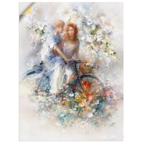 4062144400999 - Wandbild ARTLAND Frühling II Bilder Gr B H 45 cm x 60 cm Wandaufkleber - Vinyl Paar Hochformat 1 St weiß Bild Leinwandbild Kunstdrucke Bilder als Leinwandbild Wandaufkleber oder Poster in versch Größen