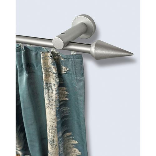 9002777289290 - Gardinenstange GARESA AGROS Gardinenstangen Gr L 120 cm Ø 20 mm 1 läufig grau (chromfarben) Gardinenstangen nach Maß Vorhanggarnitur einfache Montage verlängerbar Wandmontage 9002777289290 - Gardinenstange GARESA AGROS Gardinenstangen Gr L 120 cm Ø 20 mm 1 läufig grau (chromfarben) Gardinenstangen nach Maß Vorhanggarnitur einfache Montage verlängerbar Wandmontage