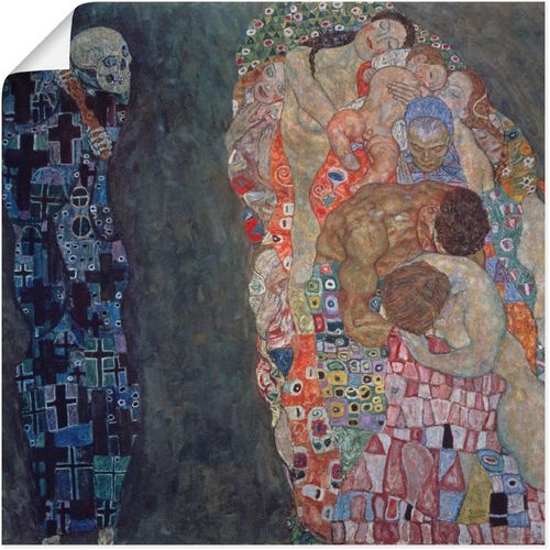 4058661237101 - Wandbild ARTLAND Tod und Leben Vollendet 1916 Bilder Gr B H 30 cm x 30 cm Poster Religion 1 St bunt Bild Leinwandbild Kunstdrucke Bilder als Alubild Leinwandbild Wandaufkleber oder Poster in versch Größen
